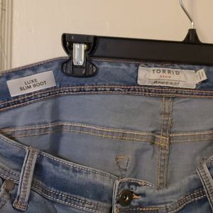 Light blue torrid jeans